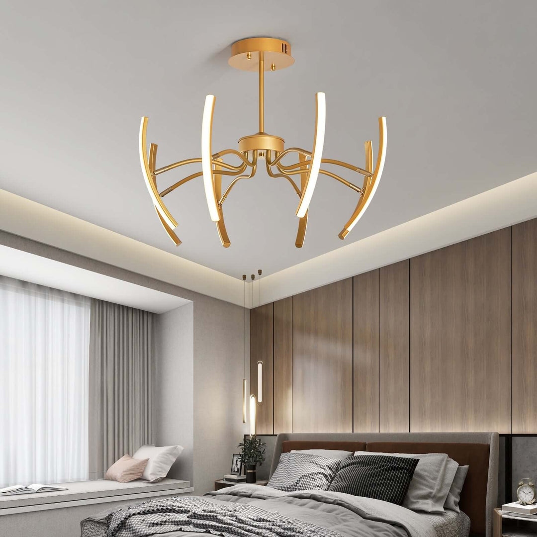 Moderne LED-loftlampe til hjemmet