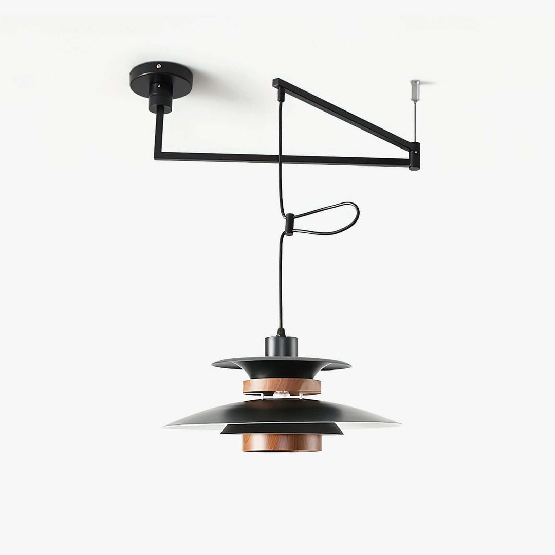 Pendellampe med 4 Skærme - Svingarm Design