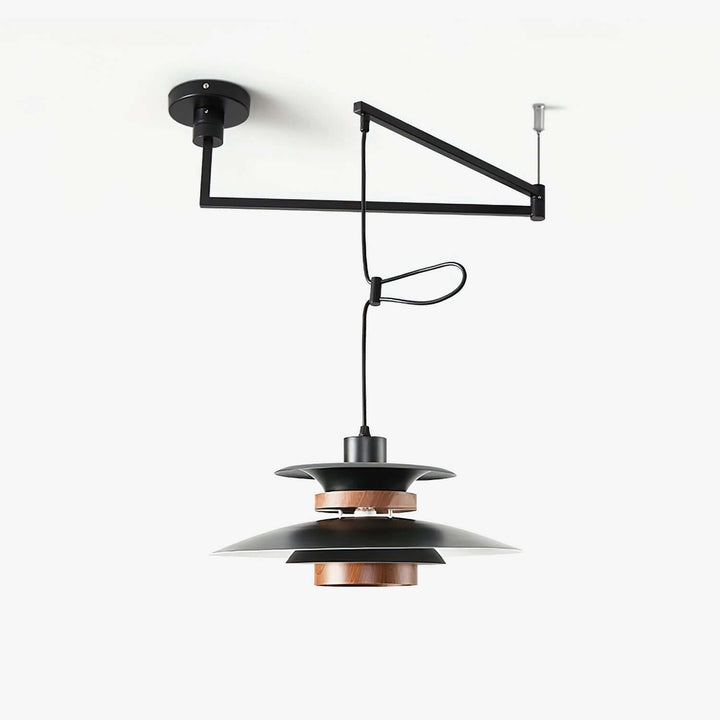 Pendellampe med 4 Skærme - Svingarm Design