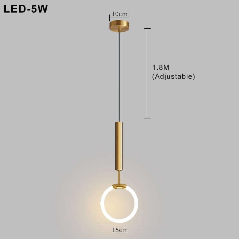 Minimalistisk LED Pendellampe til Hjemmet