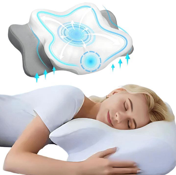 Ergonomisk 3D-Hovedpude til Optimal Komfort