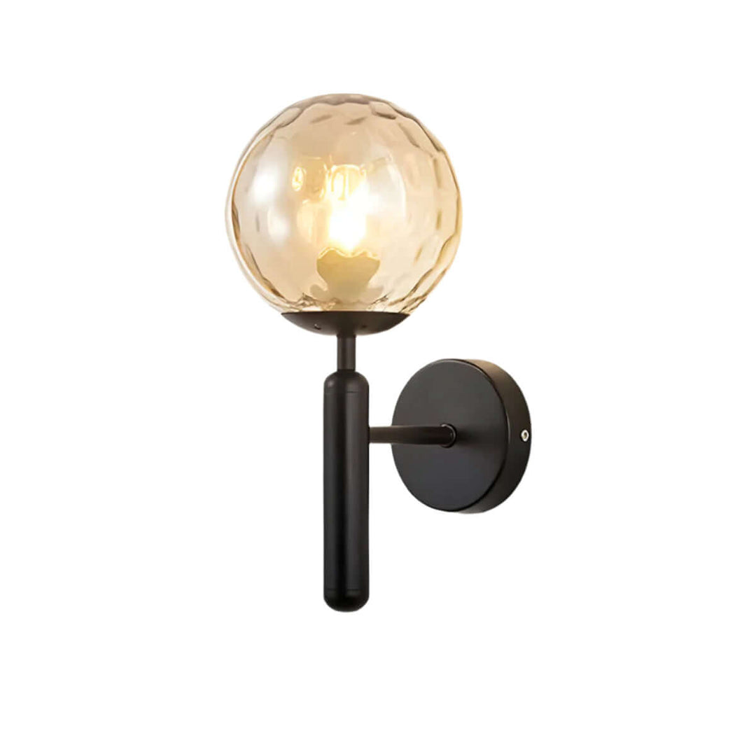 Elegant væglampe i vintage-stil, glas