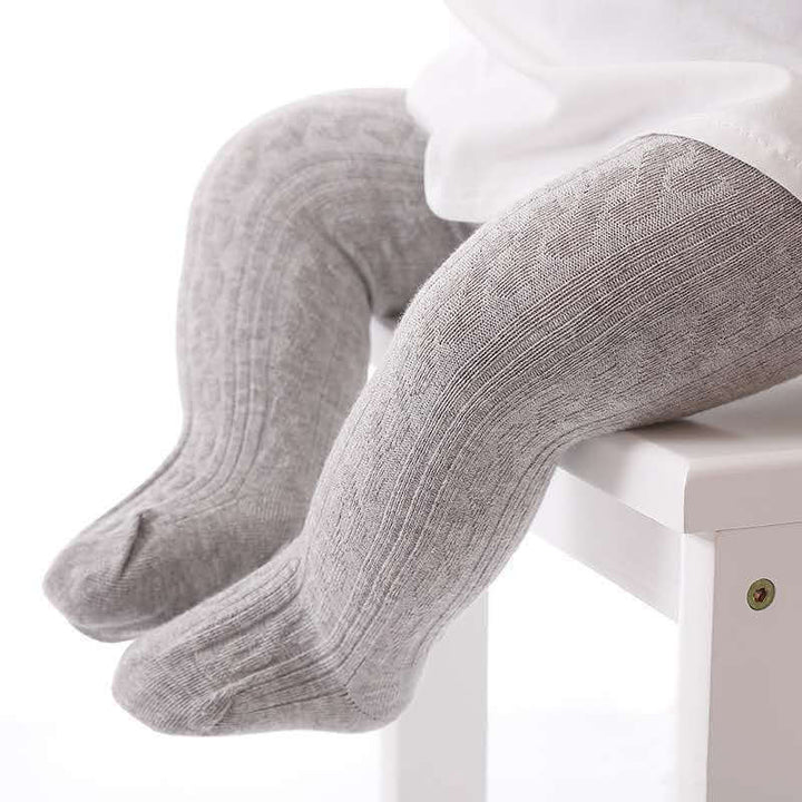 Pigernes Bomuldsstrikket Leggings: Bløde, Behagelige & Stilfulde