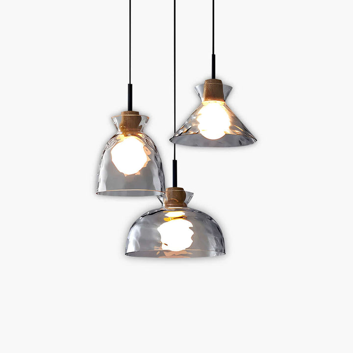 Moderne Glas Lysekrone med 1/3 Hoveder