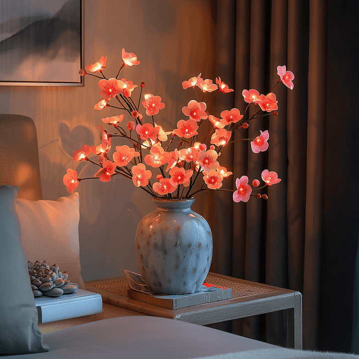 Dekorativ LED-lysgren 70cm Varm Hvid