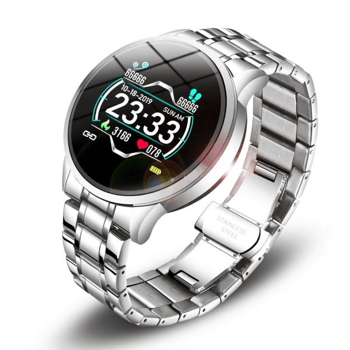 Klassisk Smartwatch med Fitness Tracker