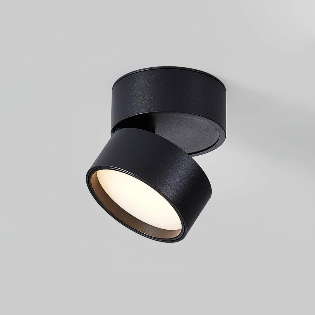 Justerbar loftlampe i aluminium, 10 cm