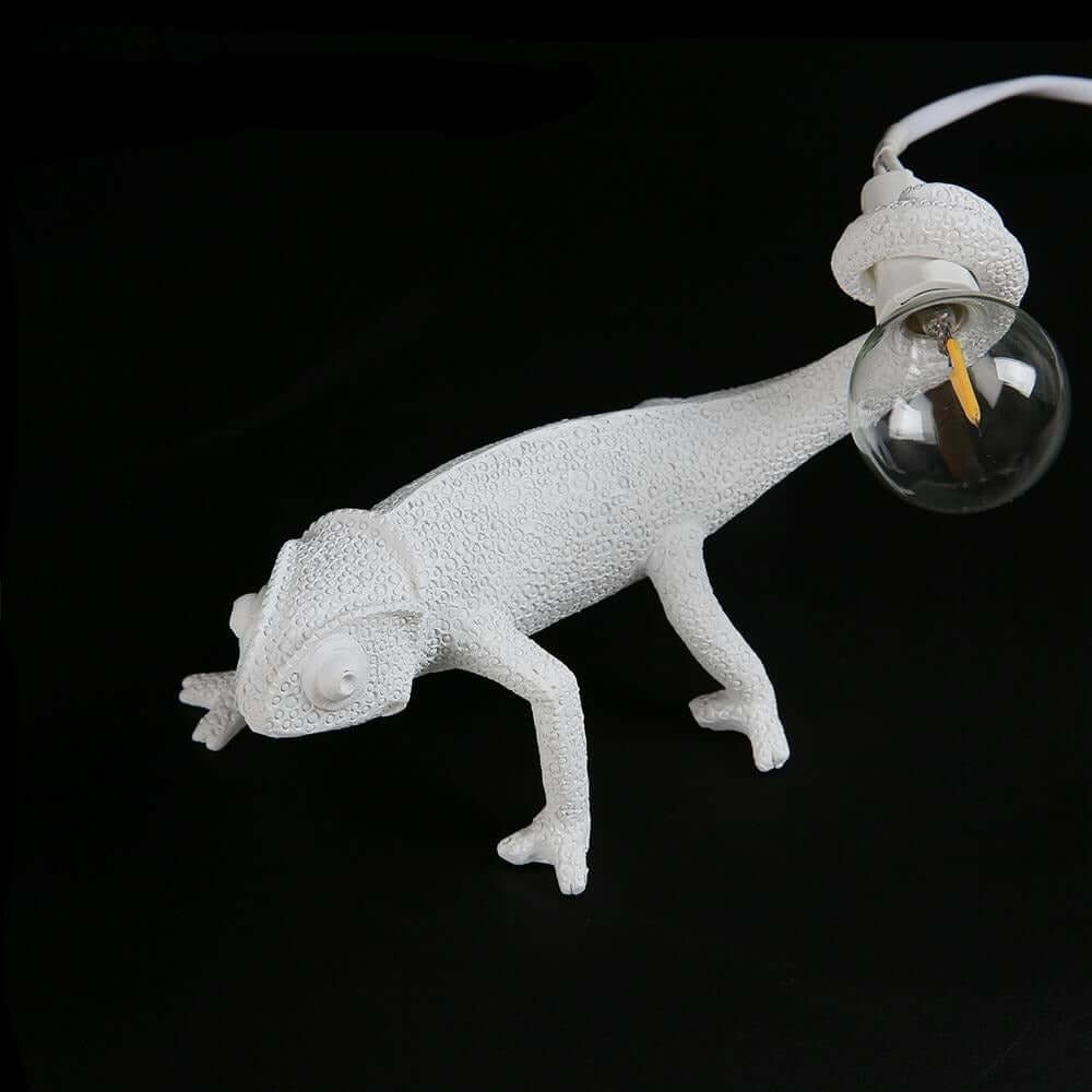 Dekorativ firben bordlampe i harpiks