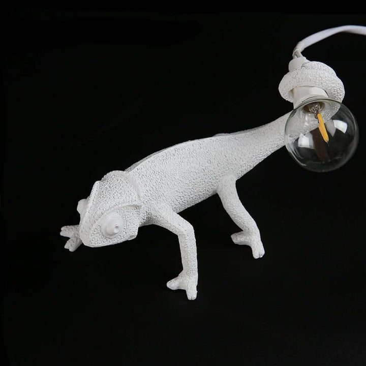Dekorativ firben bordlampe i harpiks
