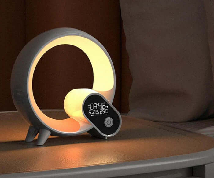Smart sengelampe med farveskift og lyde