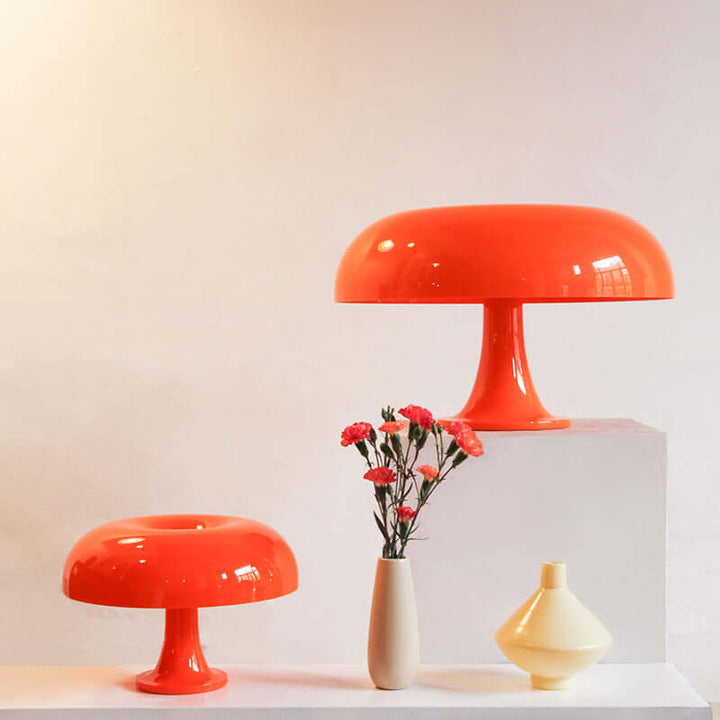 Minimalistisk Svampe Bordlampe