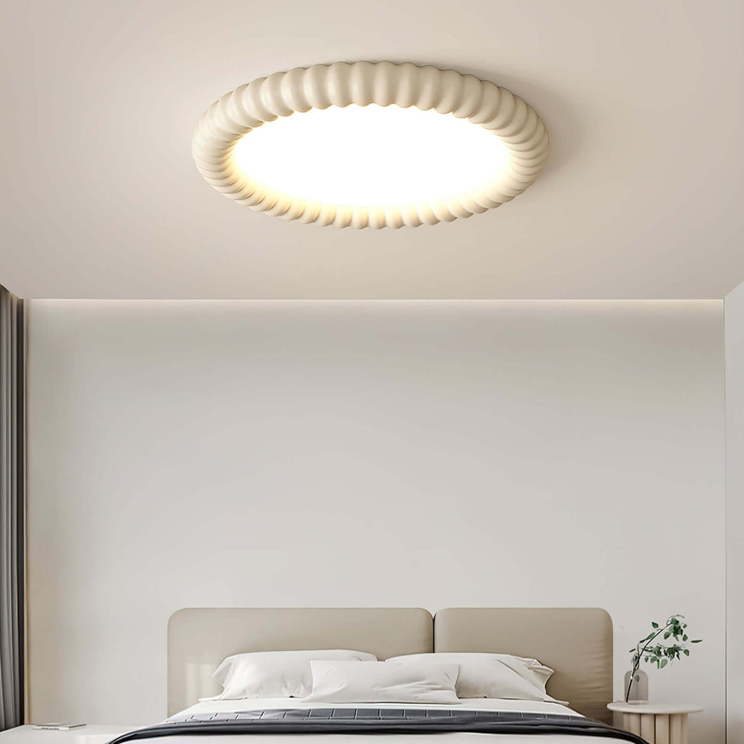 LED Loftloftslampe med bølge-design