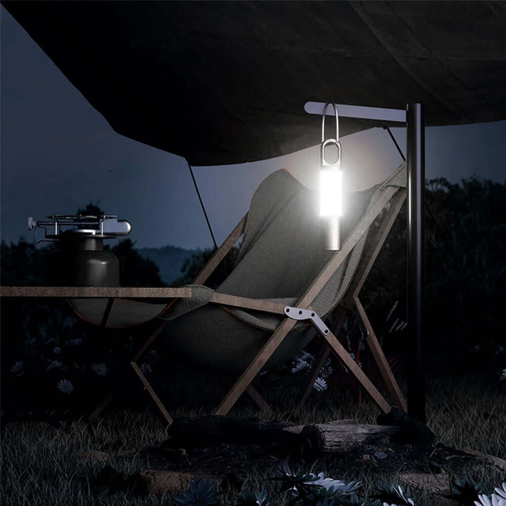 LED-lommelygte, 1000 lumen, 4 tilstande, USB-C