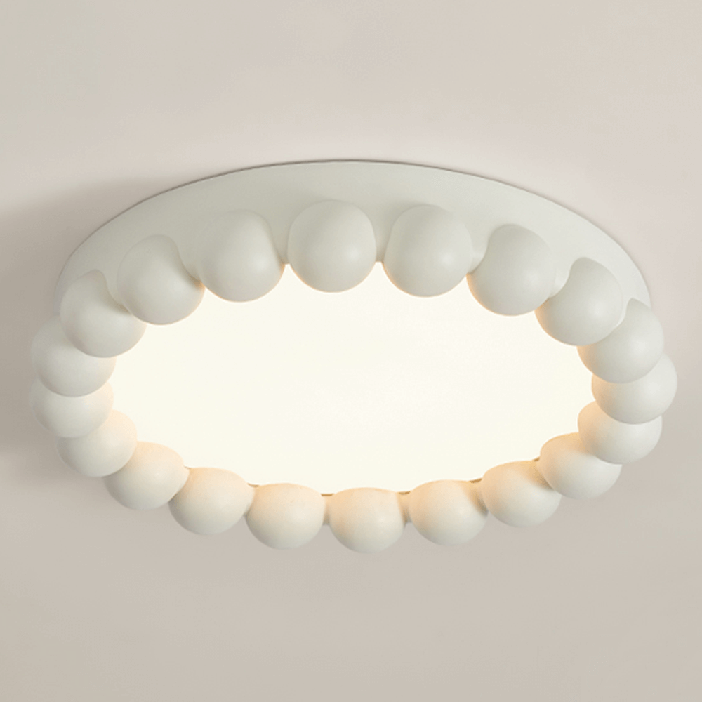 Moderne loftslampe i harpiks og akryl