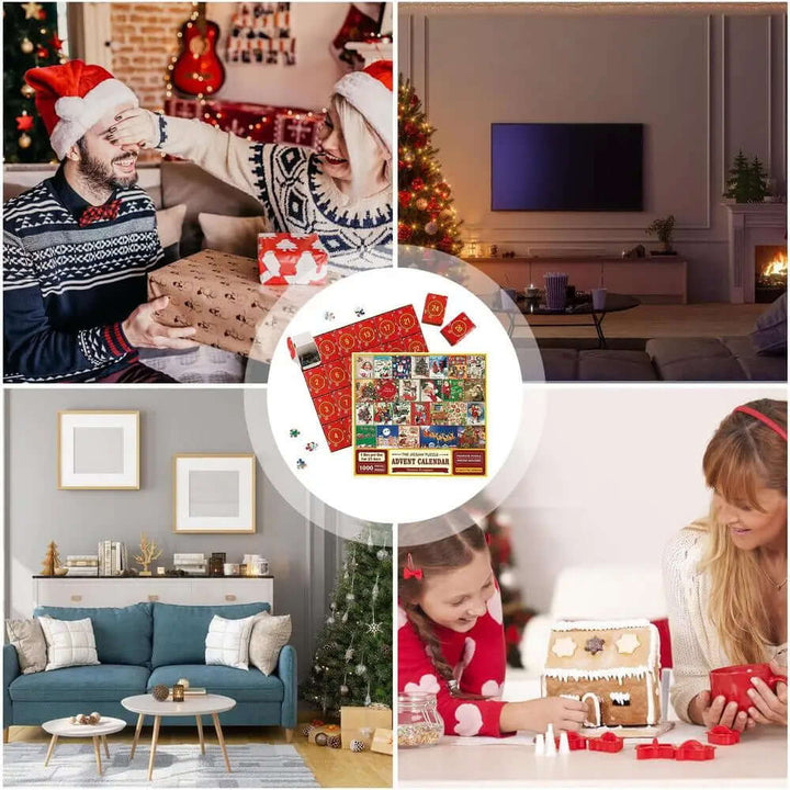 Julepuslespil Adventskalender
