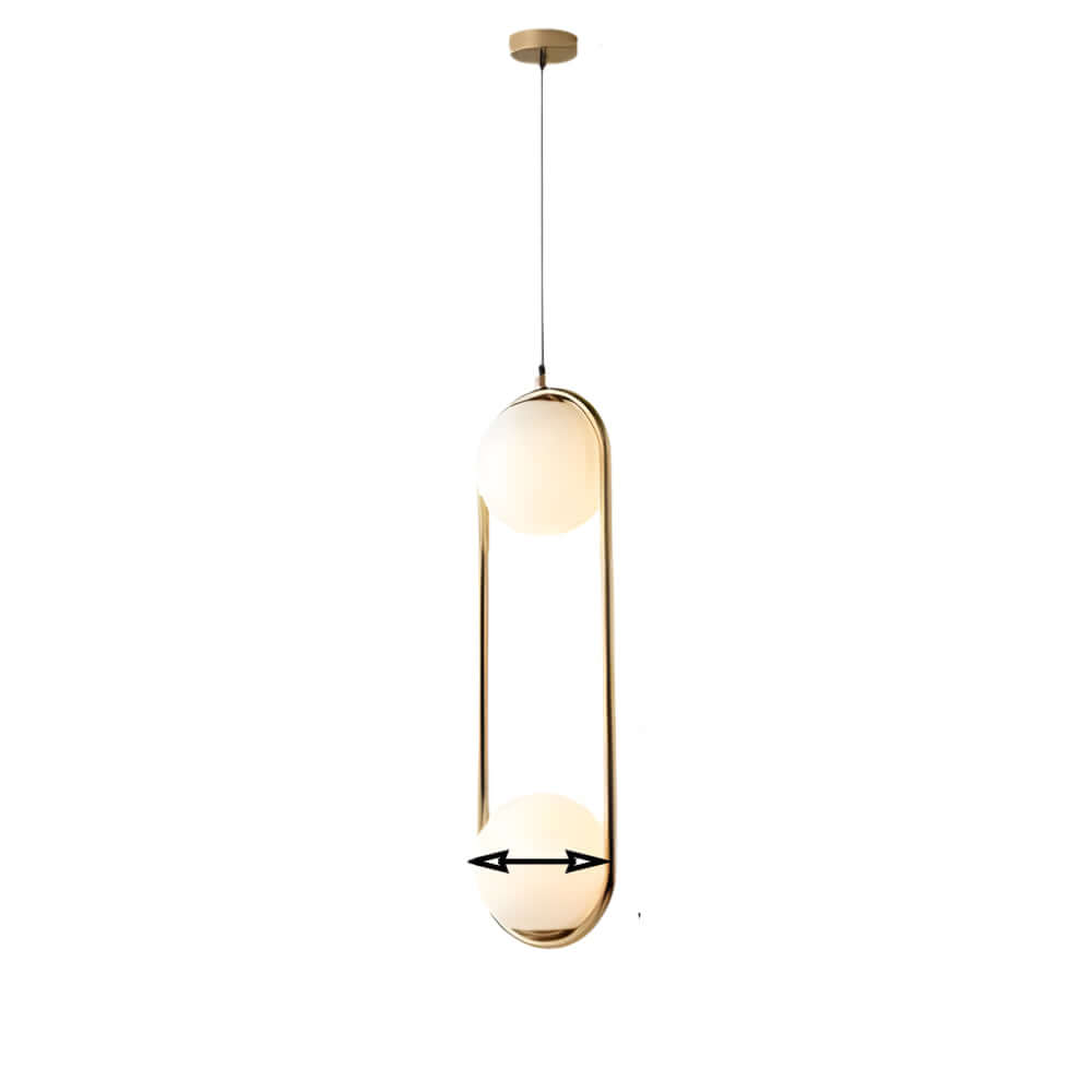 Elegant Dråbeformet Pendellampe