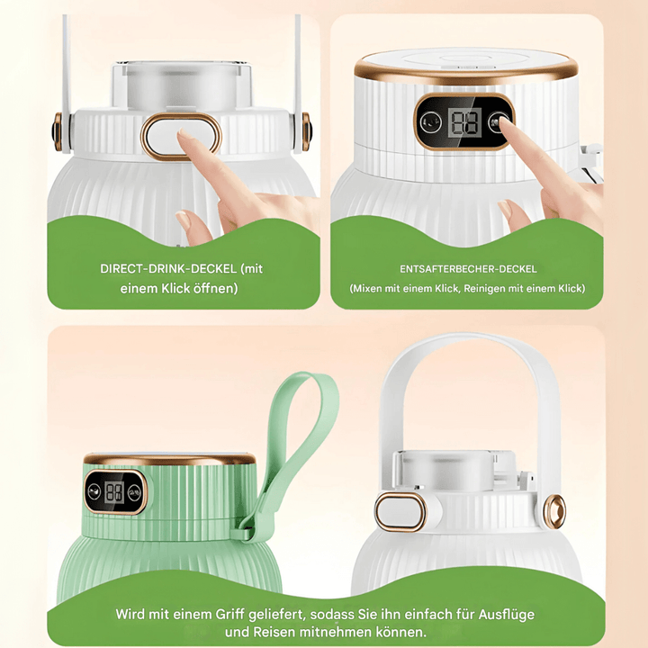 Bærbar Multifunktionsblender 1,2L - Smoothie Maker