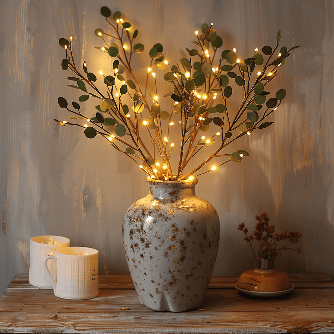 Dekorativ LED-gren 70 cm - Varmhvid