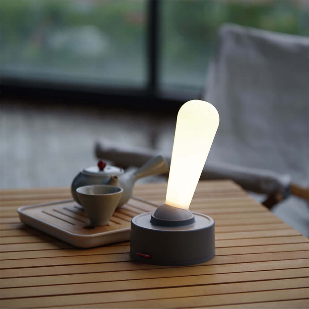 Retro Bordlampe med Håndtag og Genopladelig LED