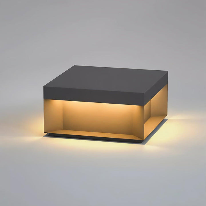 Solar udendørs pullertlampe - vejrbestandig