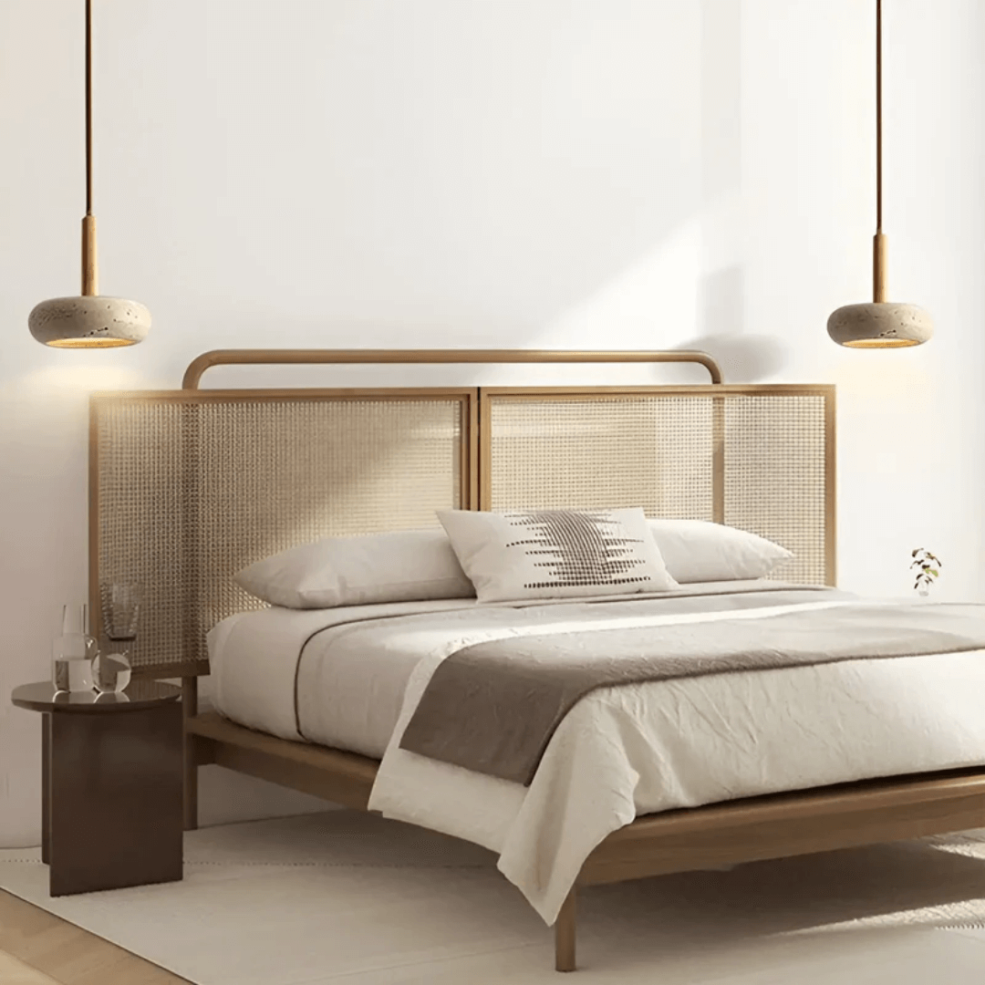 LED Loft Pendel Retro Trælook Design Lampe