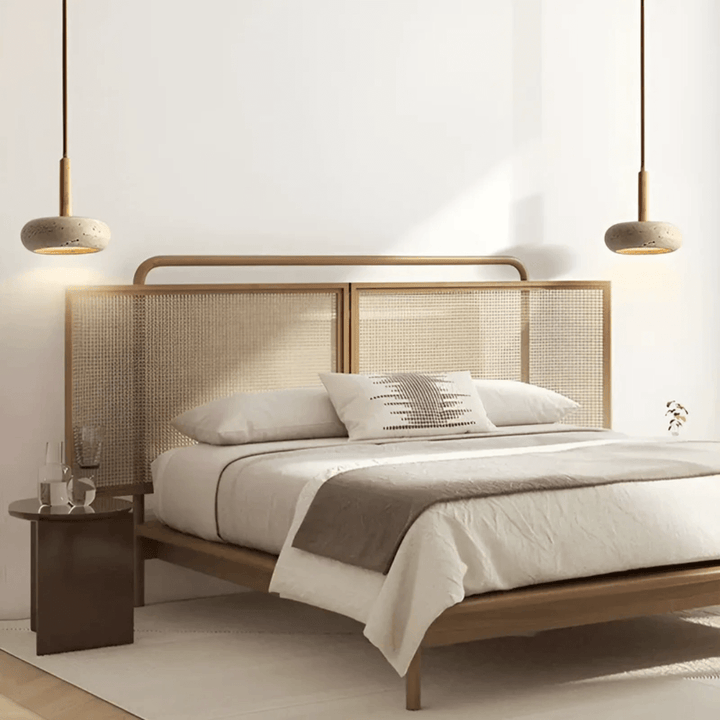 LED Loft Pendel Retro Trælook Design Lampe
