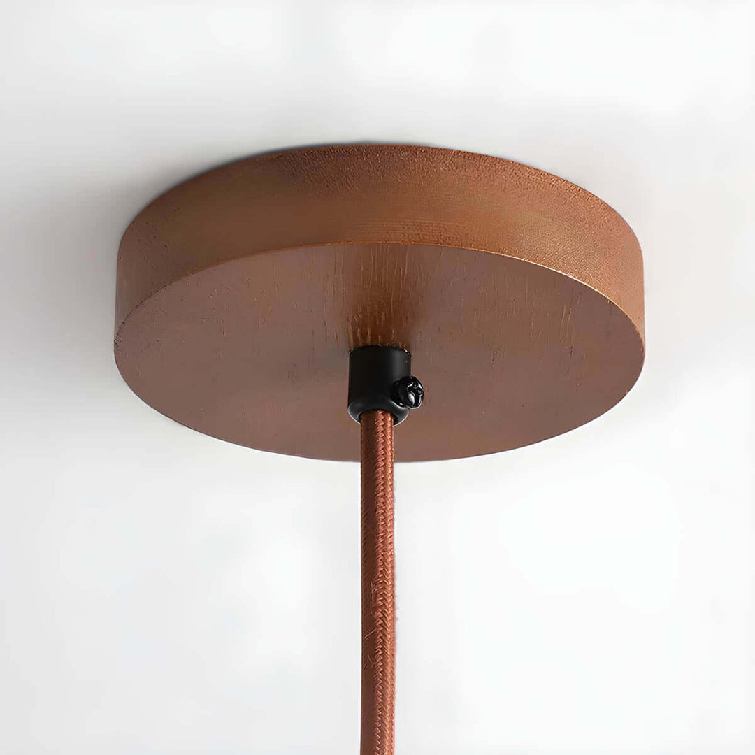 Travertin Natursten Pendellampe 15cm