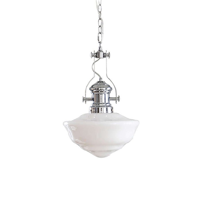 Elegant Pendel Lys i Glas & Metal