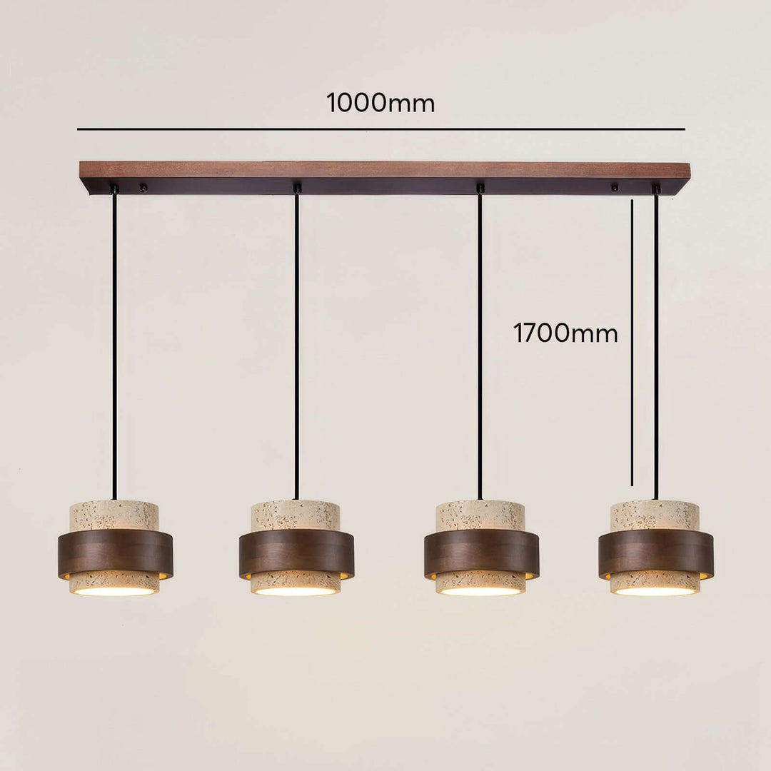 Wabi-Sabi Pendelvæglampe Retro Design