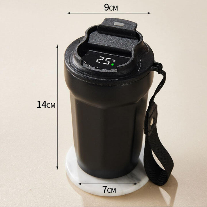 Isoleret termokop 450ml med LED temperaturvisning