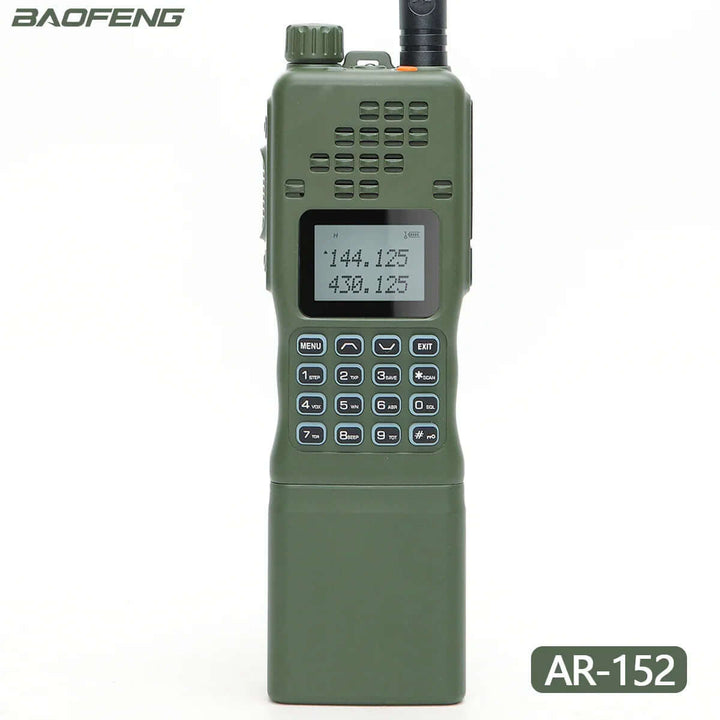 Kompakt Dualband Walkie-Talkie med LCD-Display