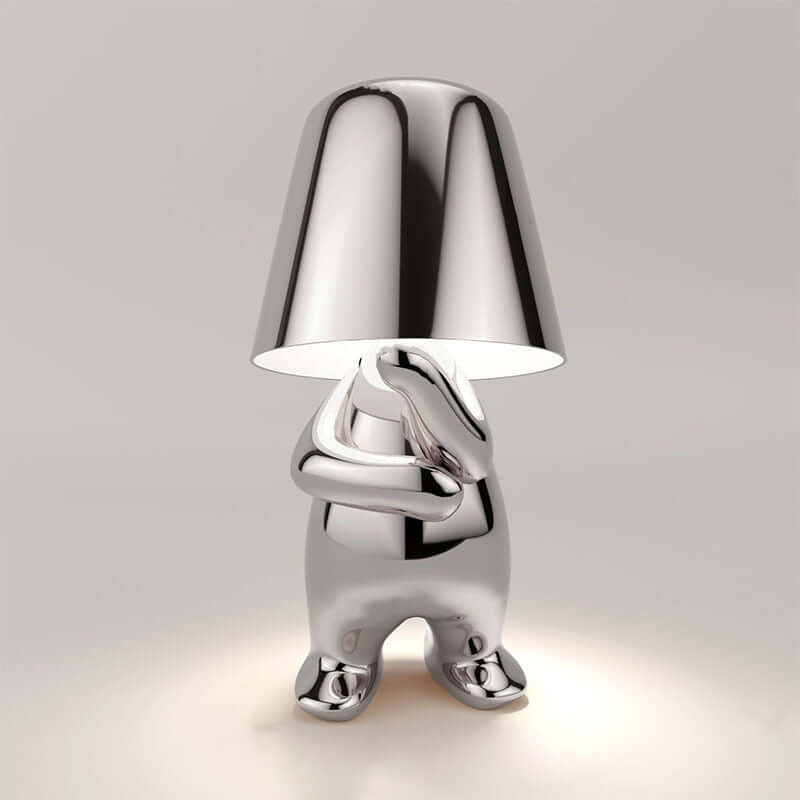 Dæmpbar LED-bordlampe, moderne, med batteri