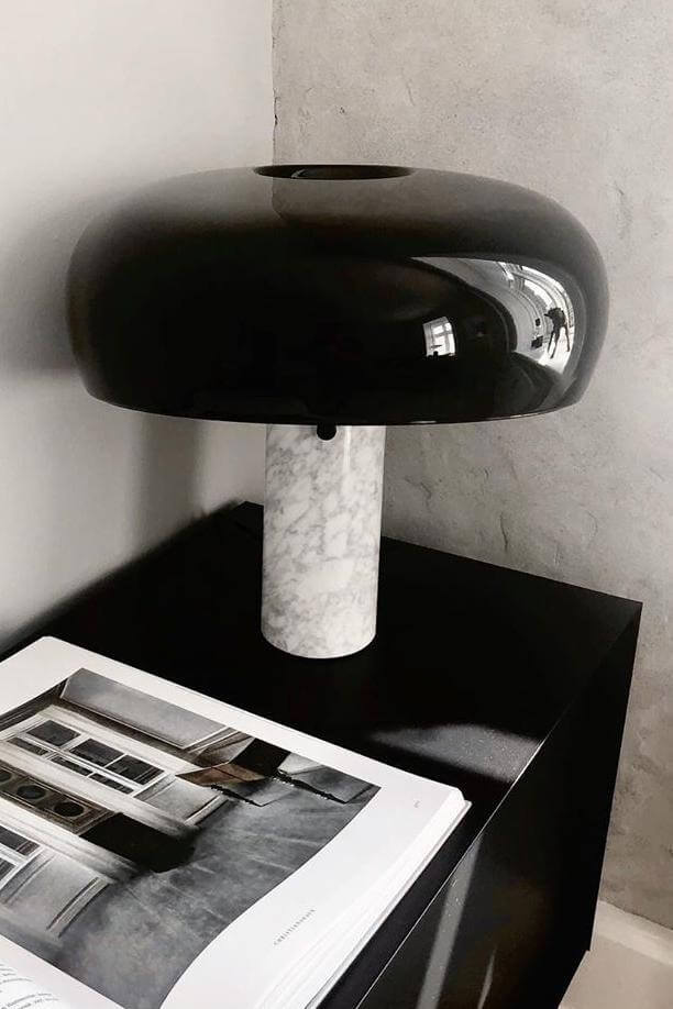 Designer Bordlampe i Marmor