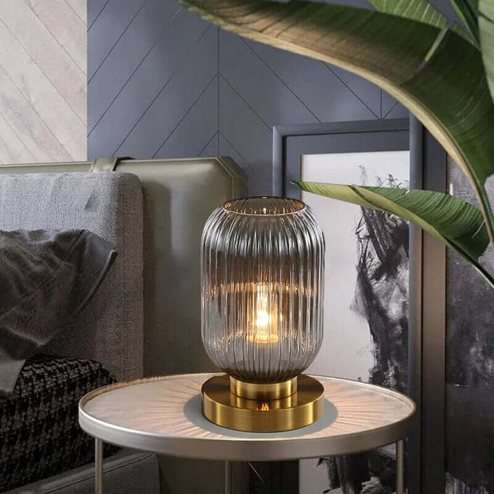 Elegant krystal bordlampe til hjemmet