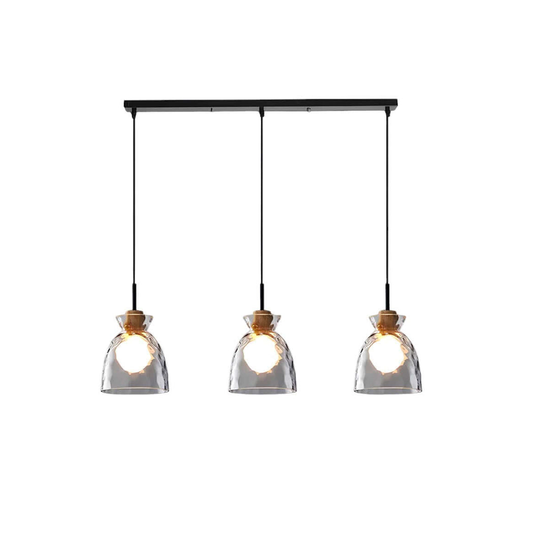 Moderne Glas Lysekrone med 1/3 Hoveder