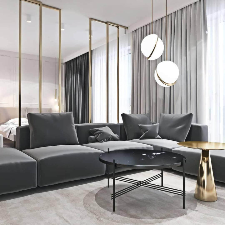 Måneformet Pendellampe i Moderne Design