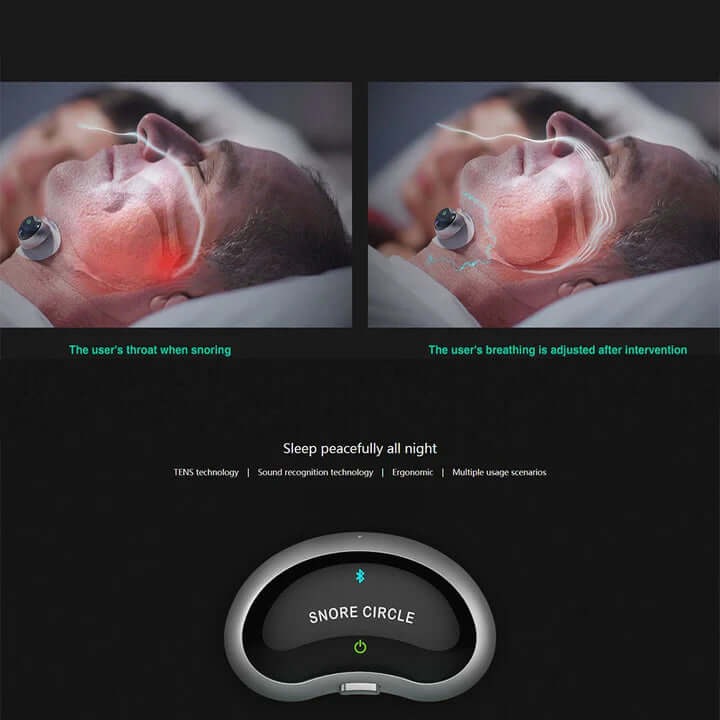 Slankt Anti-Snorkeapparat - Rolig Søvn, Mere Energi