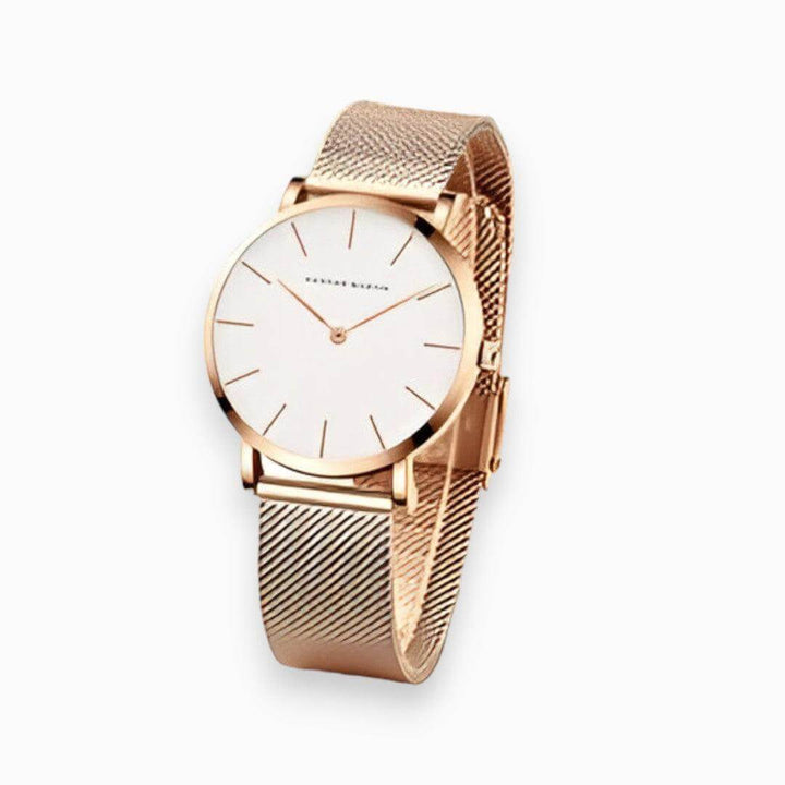 Elegant Titanium Ur - Tidlos Stil & Vandafvisende