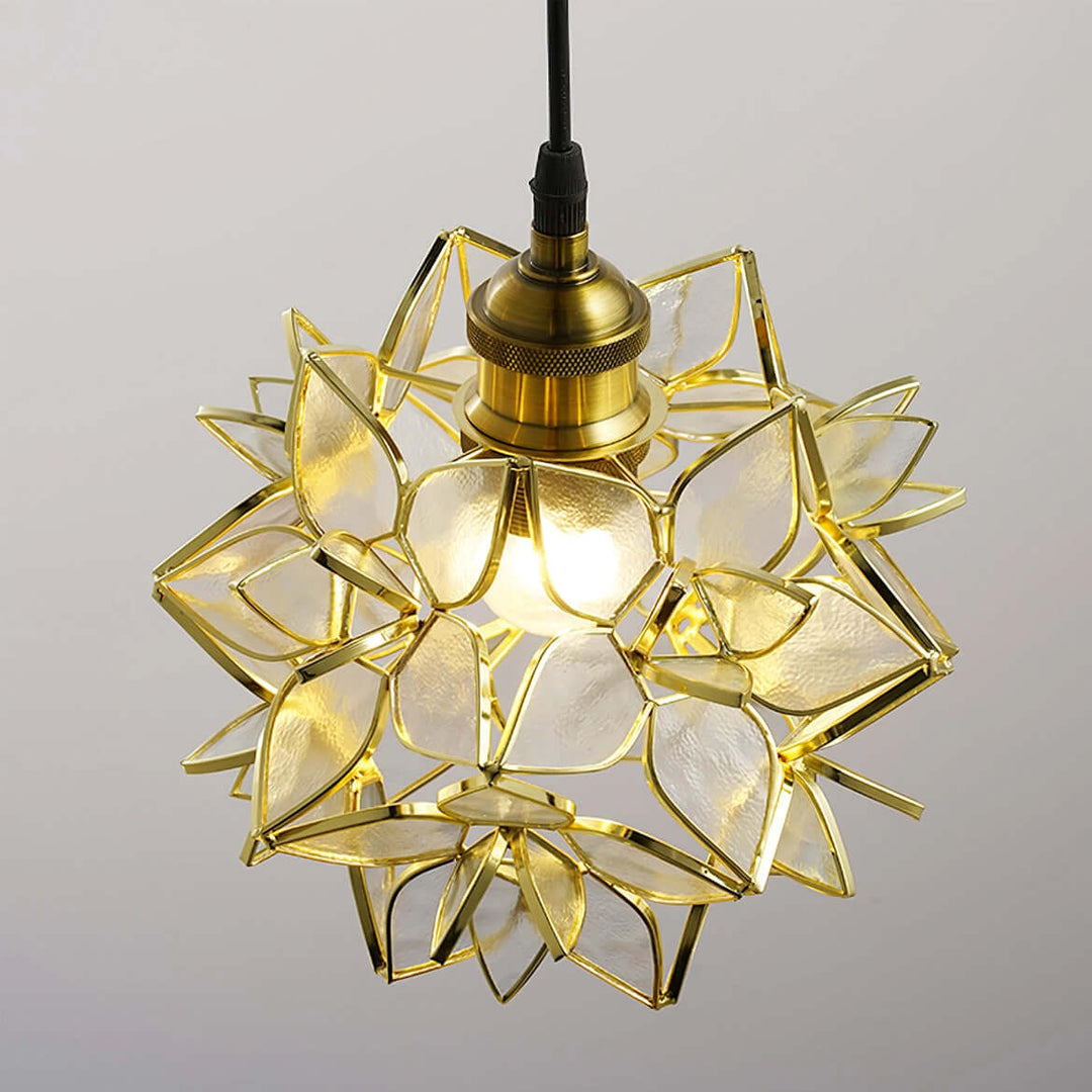 Håndlavet Kapiz Skal Loftslampe