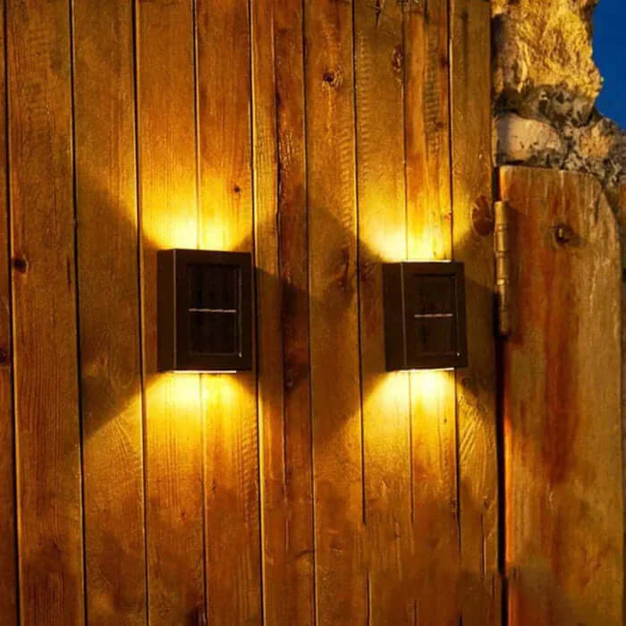 Moderne Solcelle Havelampe Væglampe LED