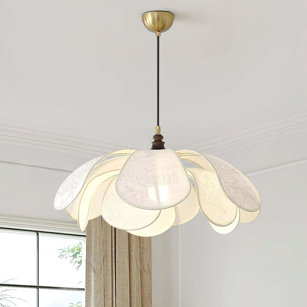 Moderne loft blomster pendellampe