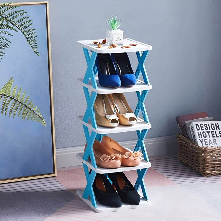 Sammenklappeligt Skostativ Organizer - Pladsbesparende og Alsidigt