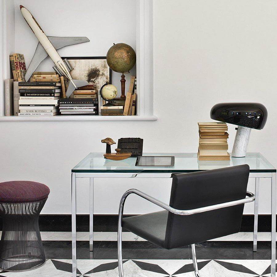 Designer Bordlampe i Marmor