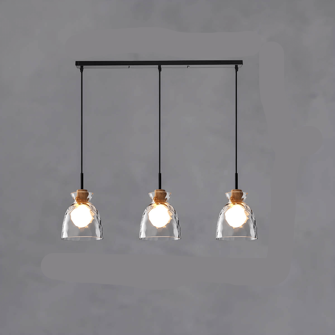 Moderne Glas Lysekrone med 1/3 Hoveder