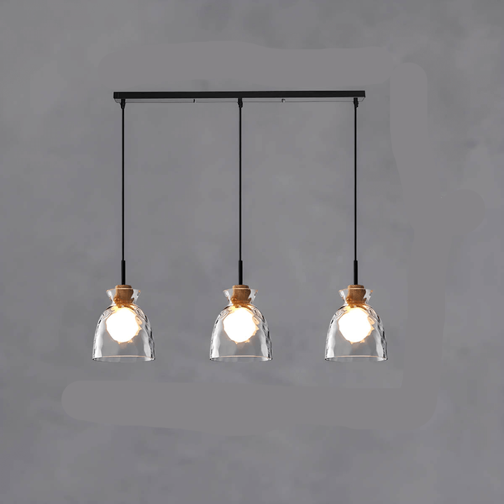 Moderne Glas Lysekrone med 1/3 Hoveder