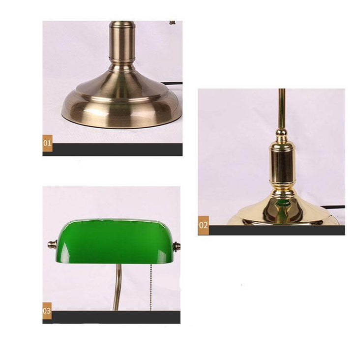 Eksklusiv bordlampe i glas