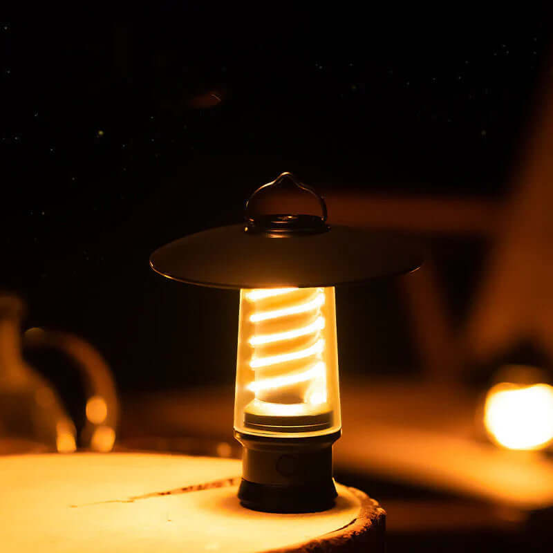 Multifunktionel LED Campinglampe til Udendørs Brug