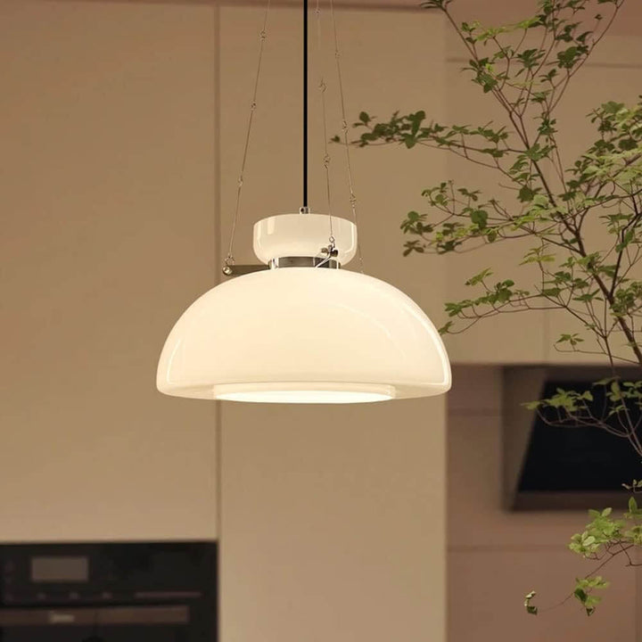Skema der viser de tekniske specifikationer for LED pendellampen