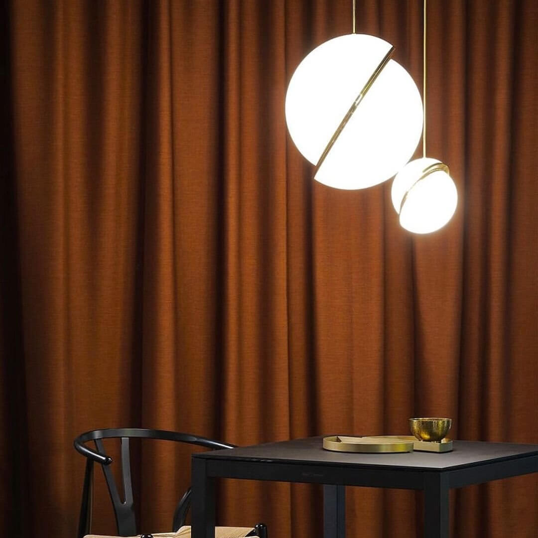 Måneformet Pendellampe i Moderne Design