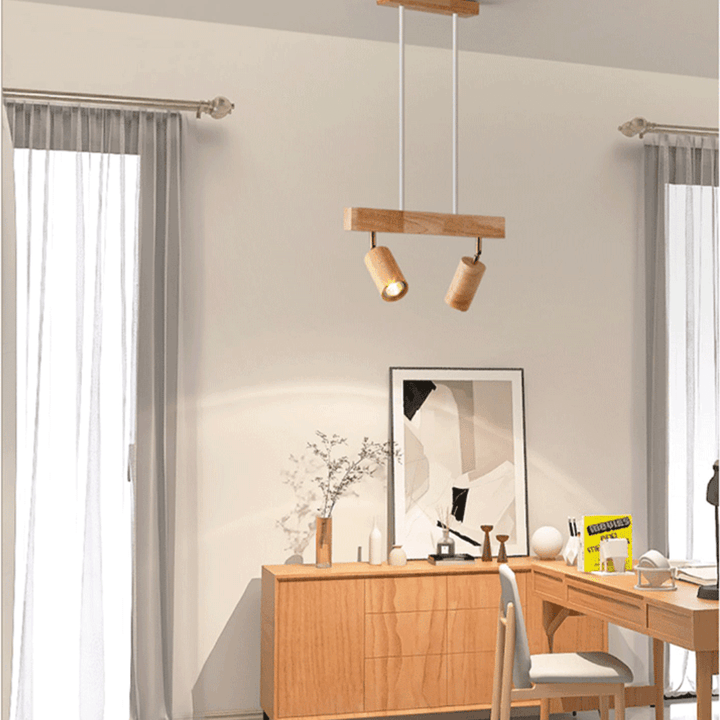 Justerbar loftspot i træ EcoLux